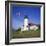 American Flag Flying Beside the Chatham Lighthouse at Cape Cod, Massachusetts, New England, USA-Roy Rainford-Framed Photographic Print