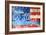 American Flag Graffiti-Sabine Jacobs-Framed Photographic Print