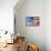 American Flag Graffiti-Sabine Jacobs-Mounted Photographic Print displayed on a wall