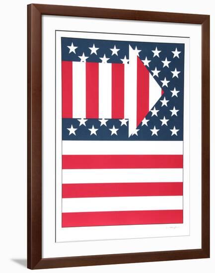 American Flag III-Paul von Ringelheim-Framed Limited Edition