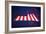 American Flag in Grand Central Station NYC-null-Framed Photo