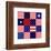 American Flag Quilt Pattern-null-Framed Art Print