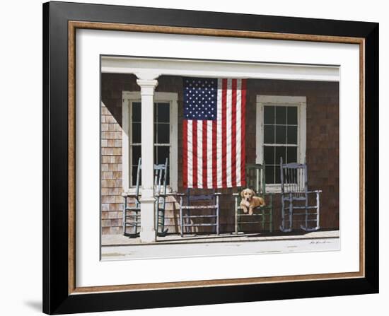 American Flag-Zhen-Huan Lu-Framed Giclee Print