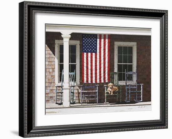 American Flag-Zhen-Huan Lu-Framed Giclee Print