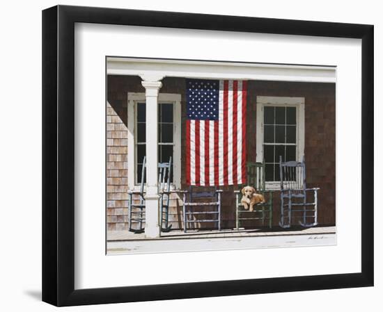 American Flag-Zhen-Huan Lu-Framed Art Print