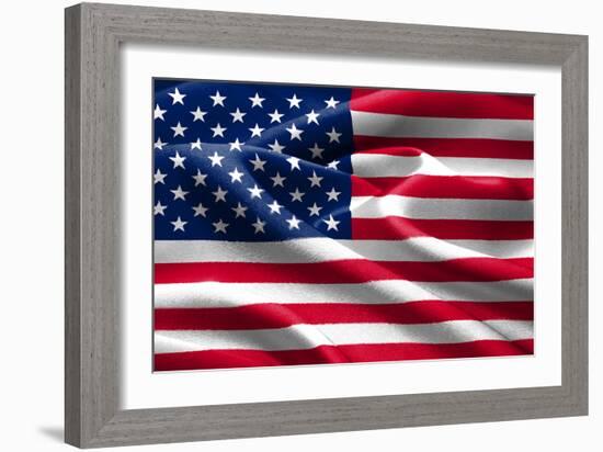 American Flag.-Xtremer-Framed Photographic Print