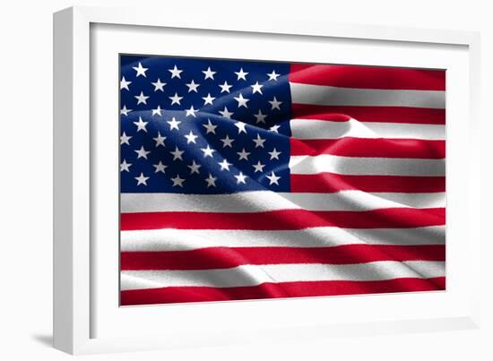 American Flag.-Xtremer-Framed Photographic Print