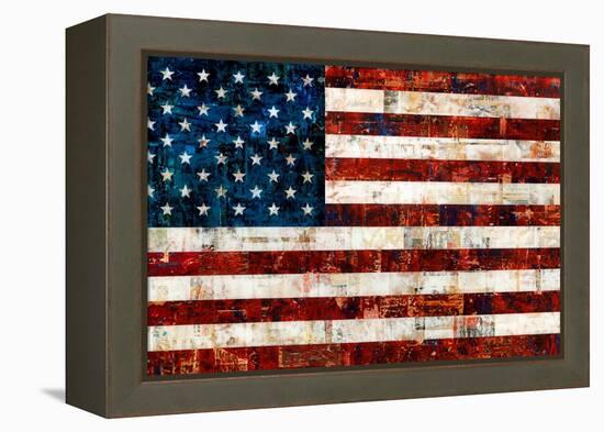 American Flag-Stella Bradley-Framed Premier Image Canvas