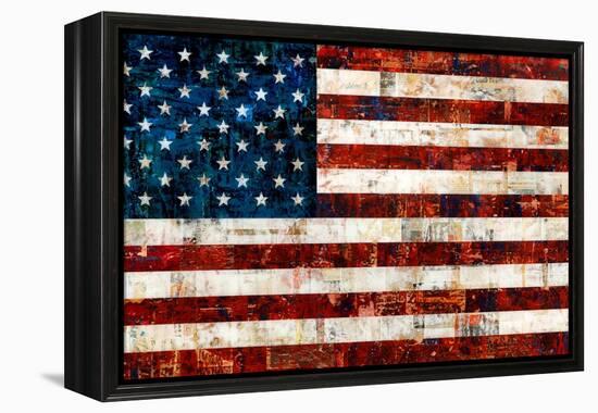 American Flag-Stella Bradley-Framed Premier Image Canvas