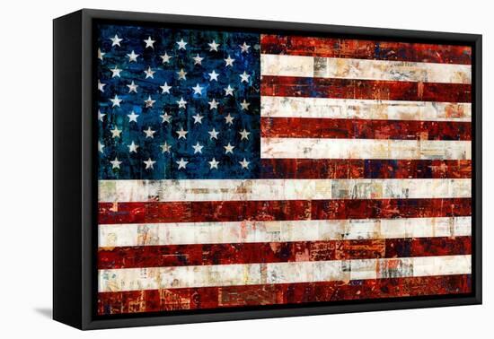 American Flag-Stella Bradley-Framed Premier Image Canvas