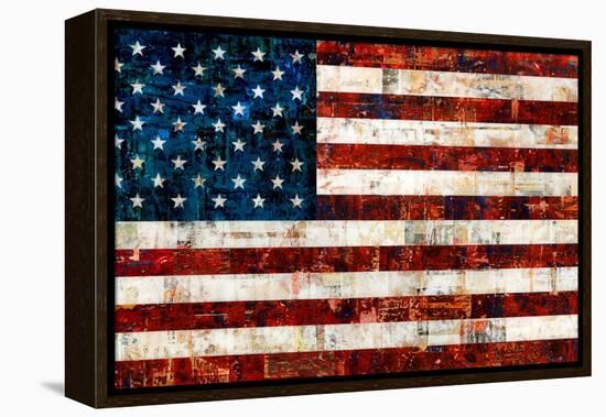 American Flag-Stella Bradley-Framed Premier Image Canvas