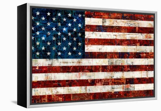 American Flag-Stella Bradley-Framed Premier Image Canvas