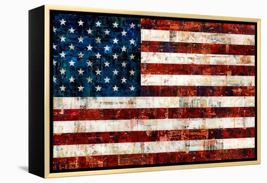 American Flag-Stella Bradley-Framed Premier Image Canvas
