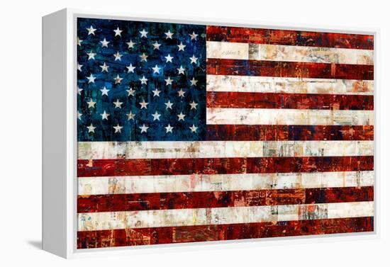 American Flag-Stella Bradley-Framed Premier Image Canvas