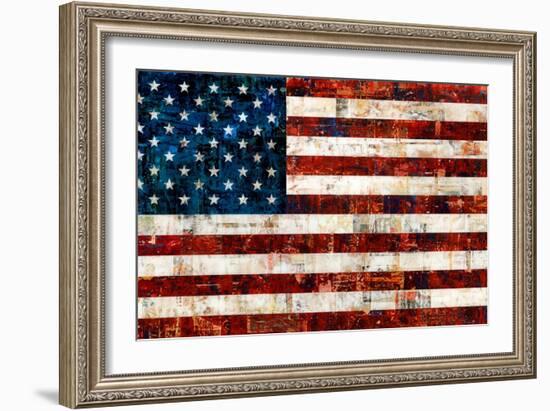 American Flag-Stella Bradley-Framed Giclee Print