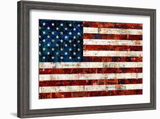 American Flag-Stella Bradley-Framed Giclee Print