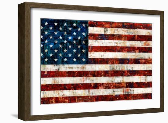 American Flag-Stella Bradley-Framed Giclee Print