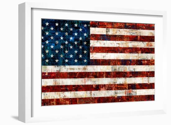 American Flag-Stella Bradley-Framed Giclee Print