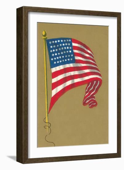 American Flag-null-Framed Premium Giclee Print