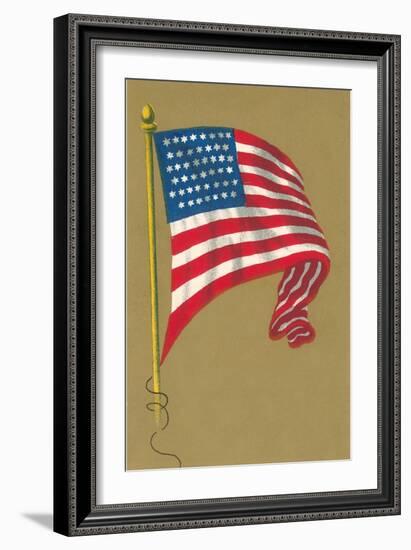 American Flag-null-Framed Premium Giclee Print