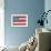 American Flag-Paul Brent-Framed Art Print displayed on a wall