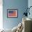 American Flag-Elizabeth Medley-Framed Art Print displayed on a wall