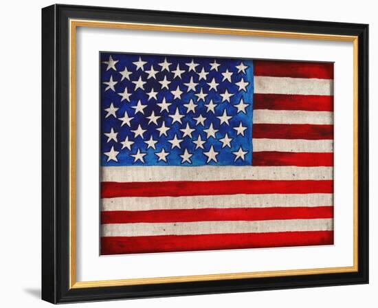 American Flag-Elizabeth Medley-Framed Art Print