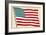 American Flag-null-Framed Art Print