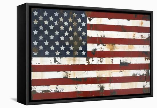 American Flag-Melissa Lyons-Framed Stretched Canvas