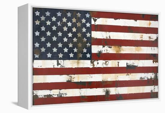 American Flag-Melissa Lyons-Framed Stretched Canvas