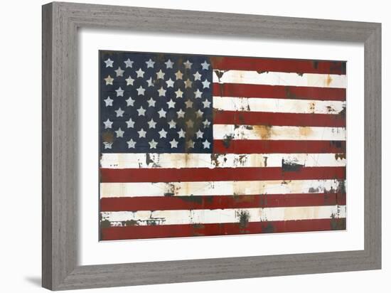 American Flag-Melissa Lyons-Framed Art Print