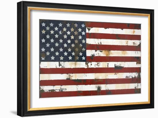 American Flag-Melissa Lyons-Framed Art Print