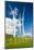 American flags at base of three soaring spires of the Air Force Memorial at One Air Force Memori...-null-Mounted Photographic Print