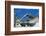 American Flags Framed Through Jet Wings, San Diego, California, USA-Richard Duval-Framed Photographic Print