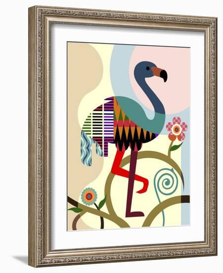 American Flamingo-Lanre Adefioye-Framed Giclee Print