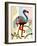 American Flamingo-Lanre Adefioye-Framed Giclee Print