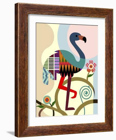 American Flamingo-Lanre Adefioye-Framed Giclee Print