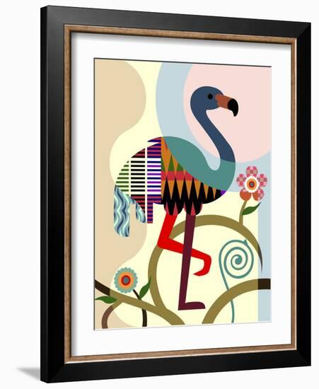 American Flamingo-Lanre Adefioye-Framed Giclee Print