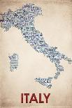 Italy-American Flat-Giclee Print