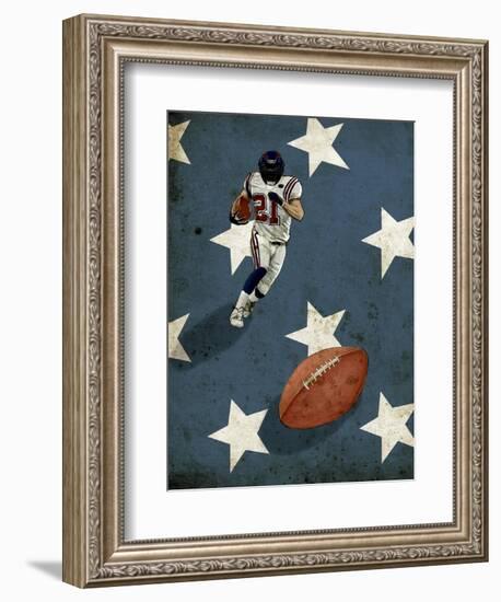 American Football-null-Framed Art Print