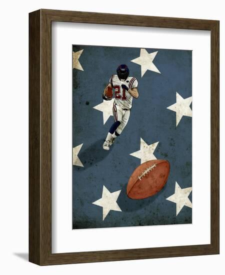 American Football-null-Framed Art Print