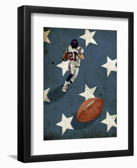 American Football-null-Framed Art Print