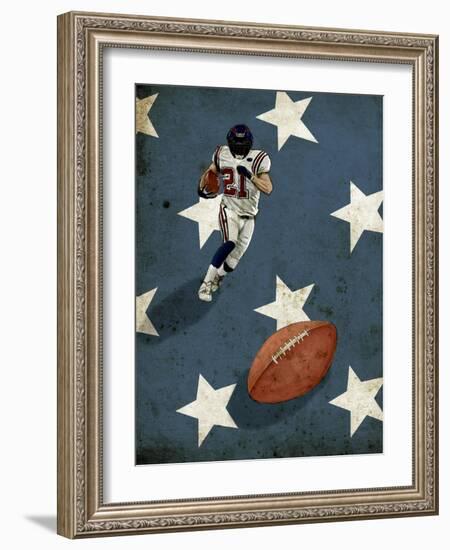 American Football-null-Framed Art Print