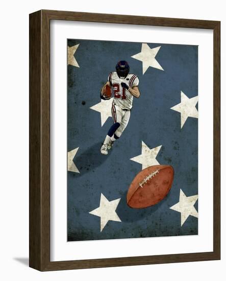 American Football-null-Framed Art Print