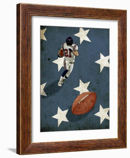 American Football-null-Framed Art Print