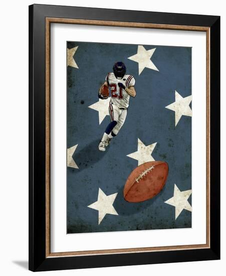 American Football-null-Framed Art Print