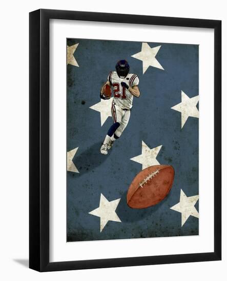 American Football-null-Framed Art Print