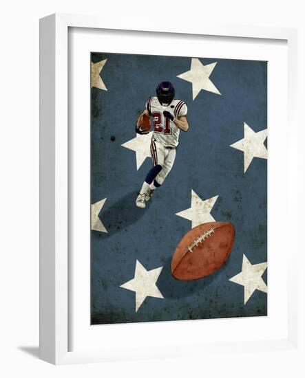 American Football-null-Framed Art Print