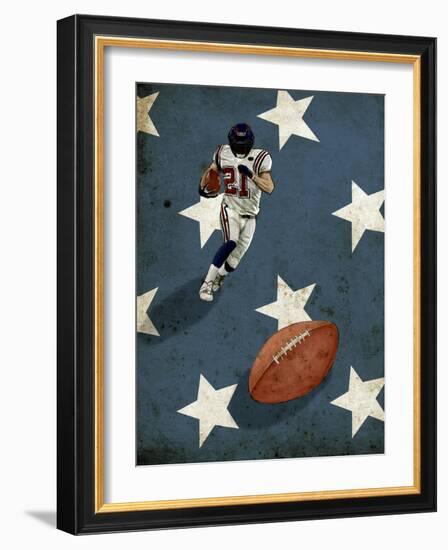 American Football-null-Framed Art Print