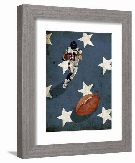 American Football-null-Framed Premium Giclee Print